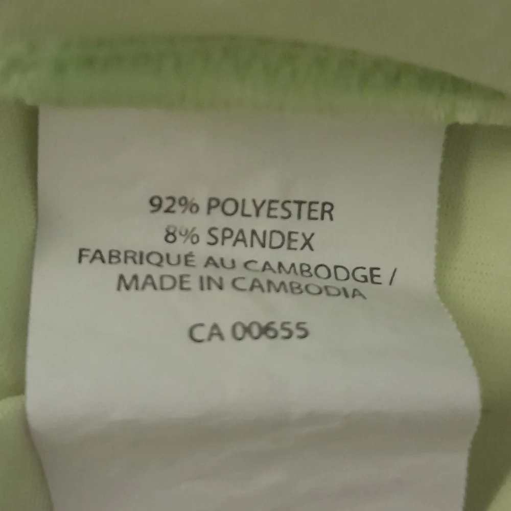 HYBA Top Activewear Running Womens Medium Yellow Neon - Picture 7 of 8